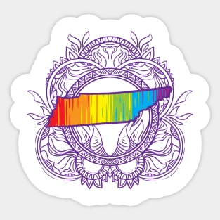 Tennessee Mandala Pride Sticker